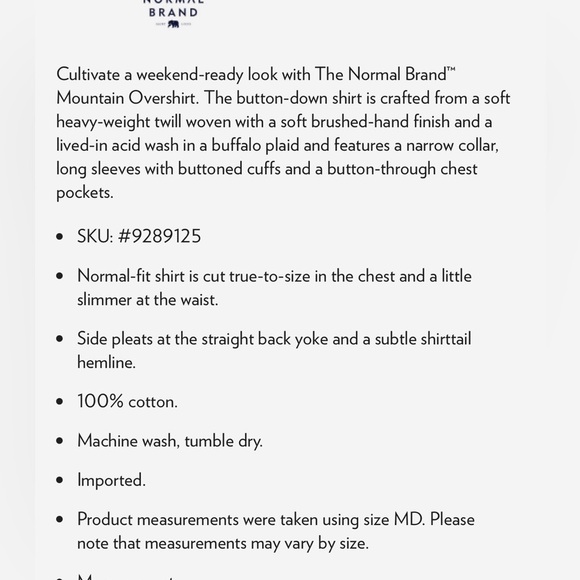 The Normal Brand Men’s Mountain Overshirt - Picture 13 of 13